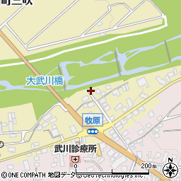 山梨県北杜市武川町三吹2115周辺の地図