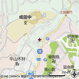千葉県成田市土屋1639周辺の地図