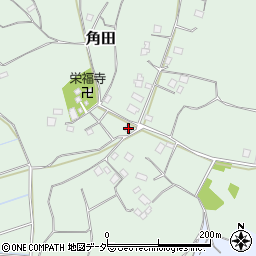 千葉県印西市角田86周辺の地図