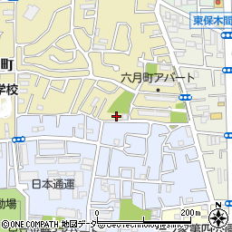 東京都足立区東六月町9-16周辺の地図