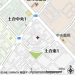 茨城県神栖市土合東1丁目周辺の地図