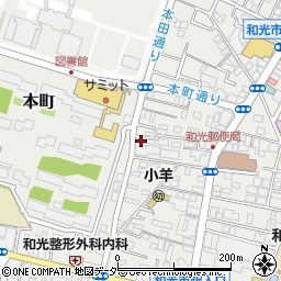 埼玉県和光市本町11-37周辺の地図