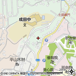 千葉県成田市土屋1637周辺の地図
