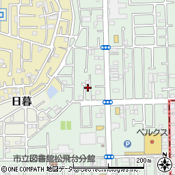千葉県松戸市松飛台149周辺の地図