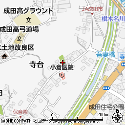 寺台公民館周辺の地図