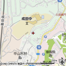 千葉県成田市土屋1654周辺の地図