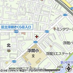 東京都北区浮間3丁目14周辺の地図