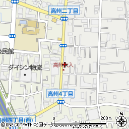埼玉県三郷市東町347周辺の地図