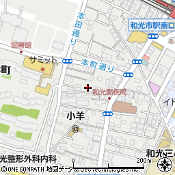 埼玉県和光市本町11-25周辺の地図