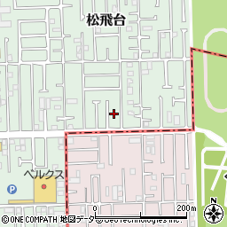 千葉県松戸市松飛台160周辺の地図