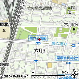 竹ノ塚シェアハウス周辺の地図