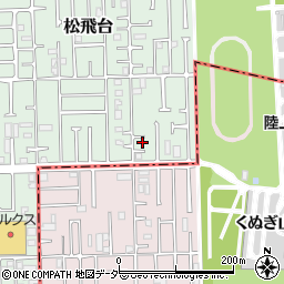 千葉県松戸市松飛台163-10周辺の地図