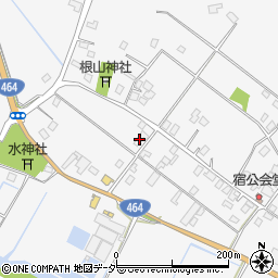 千葉県成田市北須賀1643周辺の地図