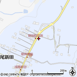 山梨県北杜市明野町浅尾新田1515周辺の地図