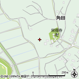千葉県印西市角田21周辺の地図