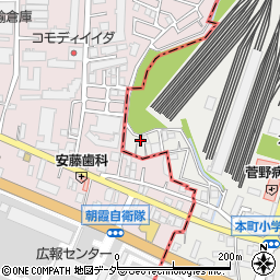埼玉県和光市本町29-27周辺の地図