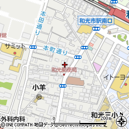 埼玉県和光市本町11-3周辺の地図