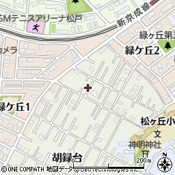 千葉県松戸市胡録台37周辺の地図