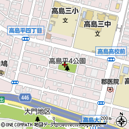 東京都板橋区高島平4丁目周辺の地図