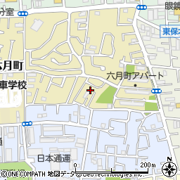 東京都足立区東六月町9-19周辺の地図