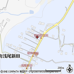 山梨県北杜市明野町浅尾新田3648周辺の地図