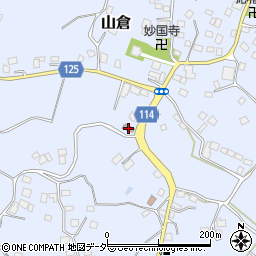 山倉郵便局 ＡＴＭ周辺の地図