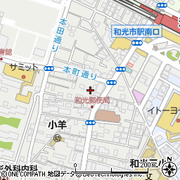 埼玉県和光市本町11-12周辺の地図