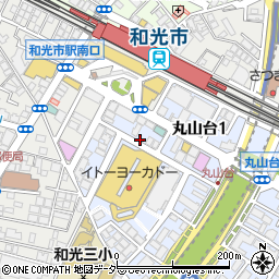 自遊空間 和光店周辺の地図