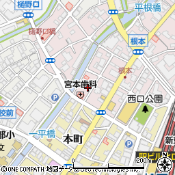 松戸市根本第１駐車場周辺の地図