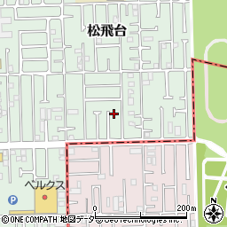 千葉県松戸市松飛台160-35周辺の地図