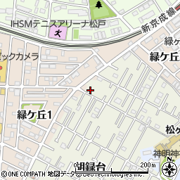 千葉県松戸市胡録台41-2周辺の地図