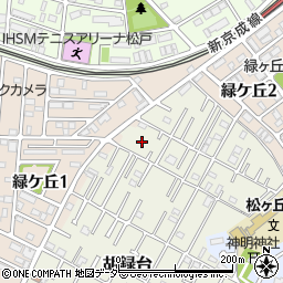 千葉県松戸市胡録台39周辺の地図