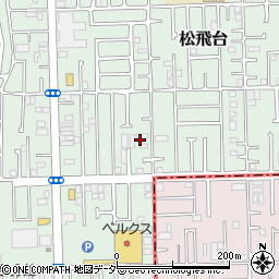 千葉県松戸市松飛台156-9周辺の地図