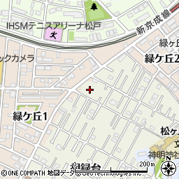 千葉県松戸市胡録台41-1周辺の地図