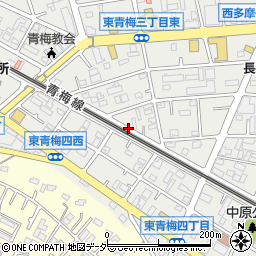 東京都青梅市東青梅3丁目26周辺の地図