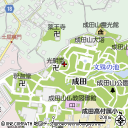 清瀧権現堂周辺の地図