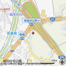 千葉県成田市山之作237周辺の地図