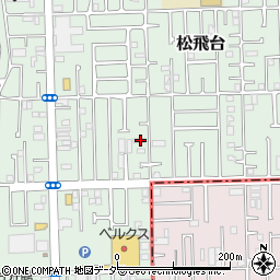 千葉県松戸市松飛台156-1周辺の地図