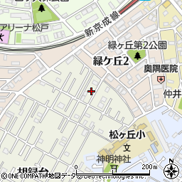 千葉県松戸市胡録台19周辺の地図