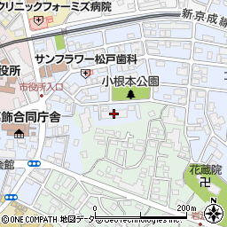 クイーンシティ松戸シーズンズガーデン周辺の地図