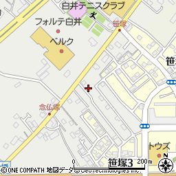 ヤクルト千葉県ヤクルト販売白井センター周辺の地図