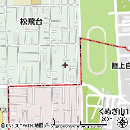 千葉県松戸市松飛台164-3周辺の地図