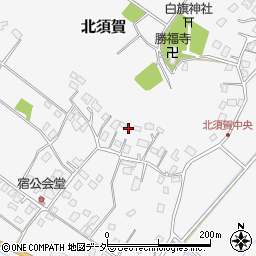 千葉県成田市北須賀265周辺の地図