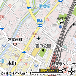 千葉県松戸市根本6-11周辺の地図