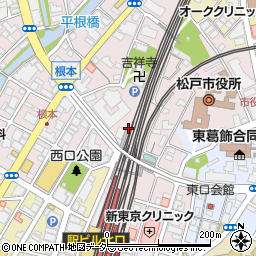 千葉県松戸市根本16周辺の地図