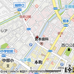 千葉県松戸市根本53周辺の地図