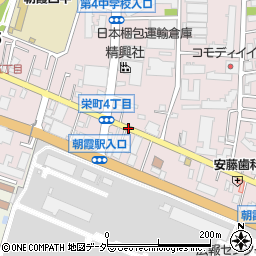 南栄町周辺の地図