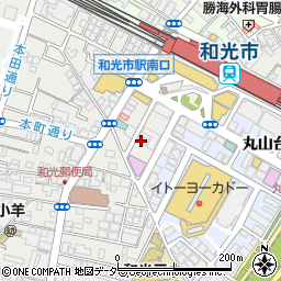 焼肉明成館 駅前店周辺の地図