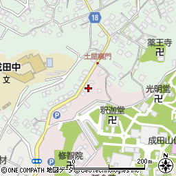 成田安食線周辺の地図