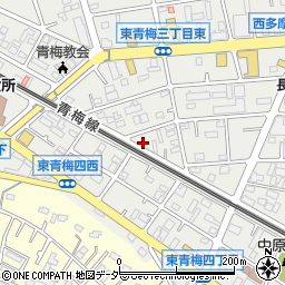 東京都青梅市東青梅3丁目26-13周辺の地図